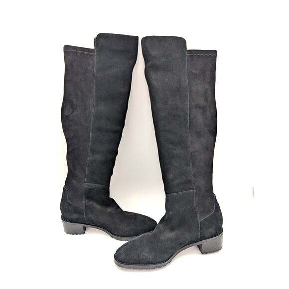 Blondo Starla Waterproof Suede Over-The-Knee Boots Women's Black Size US10M EU41 - Picture 5 of 13